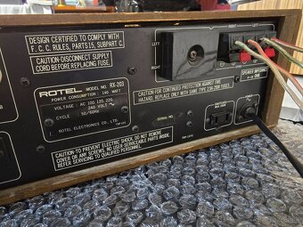 ROTEL RX-203 vintage stereo receiver - 7