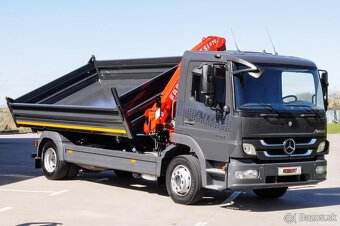 MERCEDES ATEGO 1224 TROJSTRANNÝ SKLÁPAČ + HYDRAULICKÁ RUKA - 7