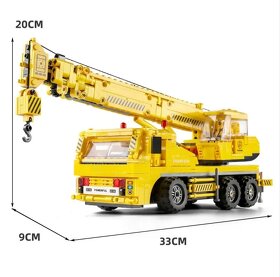 Technická stavebnica ŽERIAV - nová 808 dielcov - 7