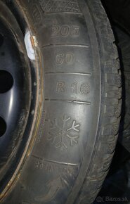 Predám 4ks zimné pneumatiky 205/60 R16 Krisalp, Kleber HP3. - 7