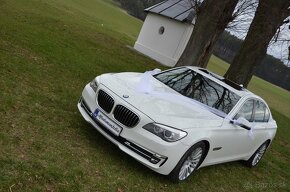 AUTO NA SVADBU, SVADOBNÉ AUTO, prenajom ,BMW 730 d - 7