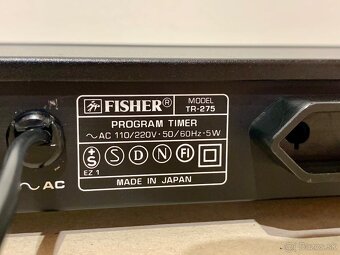 FISHER TR-275 …. Digitálny audio časovač - 7