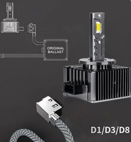 LED - D1S D2S D3S BULLVISION najsilnejšie na trhu 150000K - 7