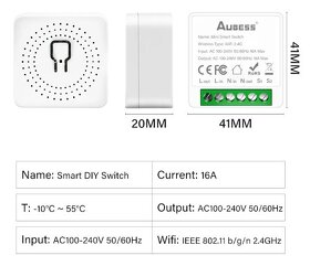 Predam novy 16A WIFI Smart vypinac - ovladanie mobilom - 7