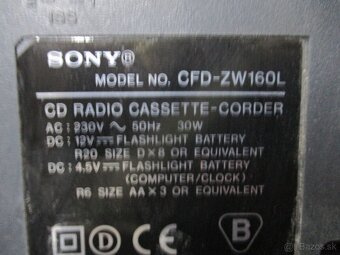 SONY CFD-ZW160L - 7