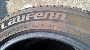 4 ks ZIMNÉ 205/55 R16 91H cca 7mm rok 2022 -  LEN 35,-€/kus - 7