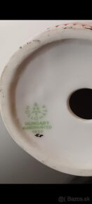 Holloháza stará porcelánová soška ženy v kroji - 7