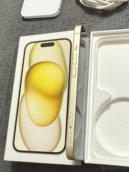 Predám Apple iPhone 15 128GB Žltý Stav Nového Telefónu - 7