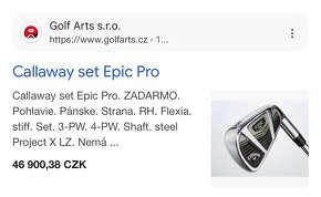 Golfové palice Callaway epic pro 4-PWSW - 7