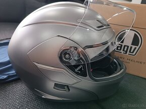 MOTOCYKLOVÁ PRILBA AGV COMPACT ST E2205 - MATT GREY L - 7