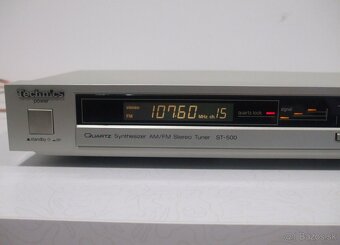 Tuner TECHNICS ST-500 strieborny = vyroba JAPAN - 7