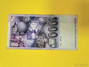 ✅️SKK 3 NAJVAČŠIE BANKOVKY 5000,1000,500sk - 7