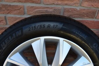 5x112 R17 Letna sada Org. Seat Ateca + 215/55 R17 Michelin - 7