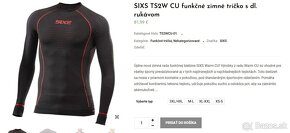 SIXS Rolák TS2W CU Blazefit Black/Red a spodky M/L - 7