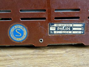 1950 Eindhoven Philips BX 200 U/19 _ bakelitové radio - 7