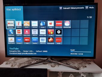 Predám SMART 3D LED TV SAMSUNG UE40H6270SS Full HD s Wi-Fi - 7