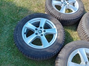 16" ALU 5x112 š SUPERB / VW + zimné pneu 215/60 16 Conti - 7