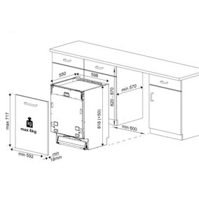 Vstavana Umývačka Beko DIN28430 - 7