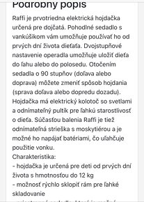 Hojdačka pre bábätko Caretero Raffi - 7