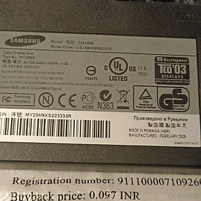 Samsung Syncmaster 2243BW - 7