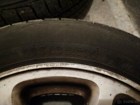 Letne pneumatiky 165/65 R14 79T, Hlinikové disky 4x100 - 7