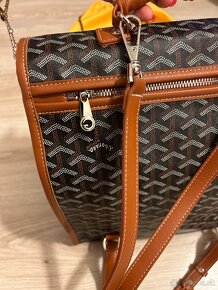 Goyard batoh Saint Léger - čieno&hnedý (GO1) - 7