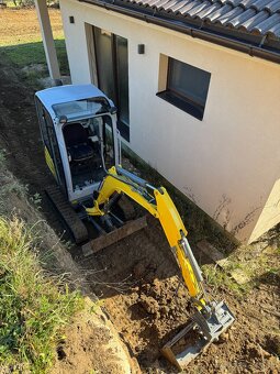 Zemné a výkopové práce, Minibager WACKER NEUSON ET18 VDS - 7