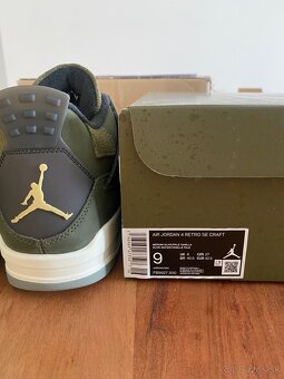 Air Jordan 4 retro IV craft olive green - 7