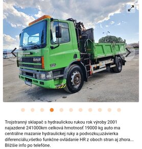 Daf 3 stranny vyklapac s rukou - 7