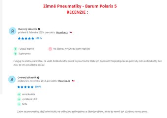 195/65/15 Zimné pneumatiky - Barum Polaris 5 - 7