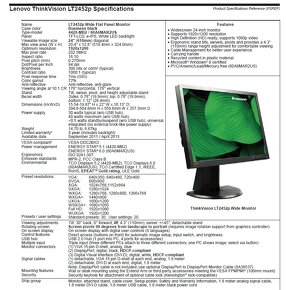 Lenovo ThinkVision LT2452pwC - 7