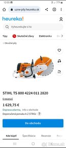 Rezacka rucna pila Stihl ts 800 - 7