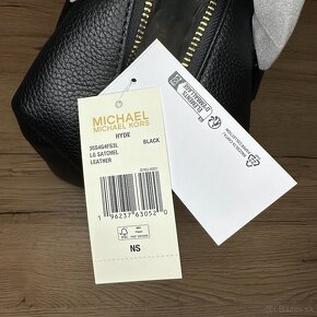 Dámska kabelka Michael Kors Hyde Black, kožená - 7