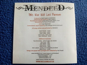 cd Mendeed – This War Will Last Forever 2006 digipack - 7