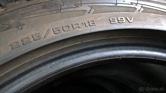 2 ks ZIMNÉ 225/50 R18 99H GOODYEAR  RFT cca 6-7 mm  rok 2019 - 7