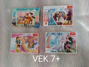 Rôzne puzzle vek 3+,4+,5+,6,7+,8+ - 7