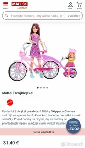 Dvojbicykel + barbie sestry PC 31,40 - 7