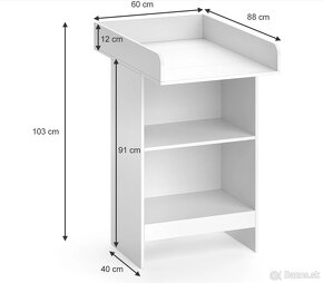 Prebalovací pult 60 x 103 cm - 7