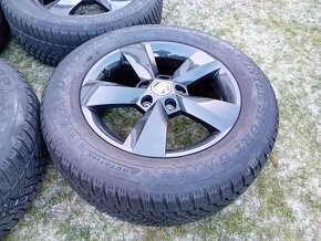 16" ALU 5x112 orig ŠKODA čierne + zimné 215/60 r16 do 9mm - 7