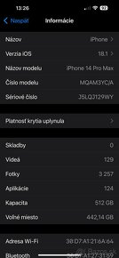 Predám iPhone 14 pro max 512gb - 7