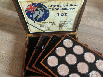 Luxusná etue pro stříbrné mince Kookaburra 1oz Perth Mint - 7