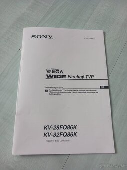 SONY - WEGA - Retro Televizor - Uhlopriecka 80cm - 7