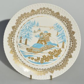 Vianoce - 5 ks Porcelánové taniere z Anglicka - 7