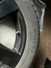 hlinikové disky toyota R16 + sada zimných pneumatík - 7