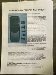 Kozmetický prístroj VEIN YOGA DIALYSIS INSTRUMENT - 7