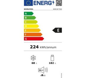 Predaj vstavaná chladnička s mrazničkou Whirlpool - 7