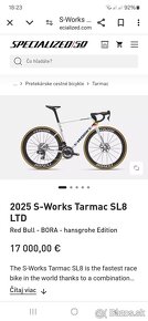 Najľahší tarmac sl8 6,45kg - 7