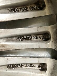 Original disky Silber 8,0Jx19H2 s pneumatikami - 7