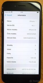 max zachovalý, velké úložisko iPhone SE 2020 128 GB - 7