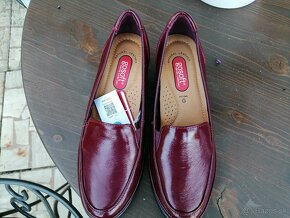 Kožené topánky Gosoft bordové  nove veľ.37 - 7